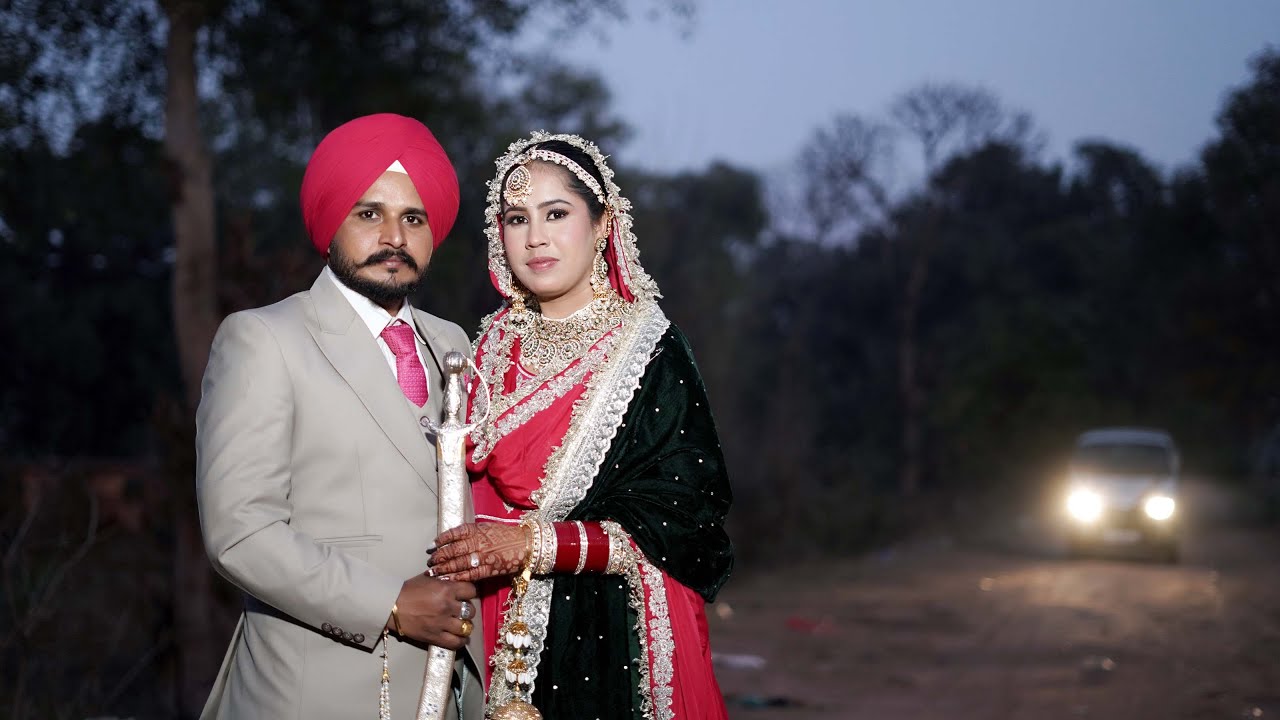 Avtar singh weds Amandeep kaur wedding highlights shoot by Sharma Photography
