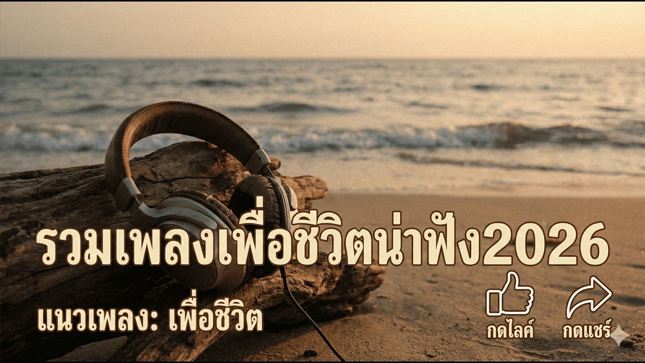 รวมเพลงเพื่อชีวิตน่าฟัง 2026 ฟังเพลินๆ ยาวๆ 1 ช.ม