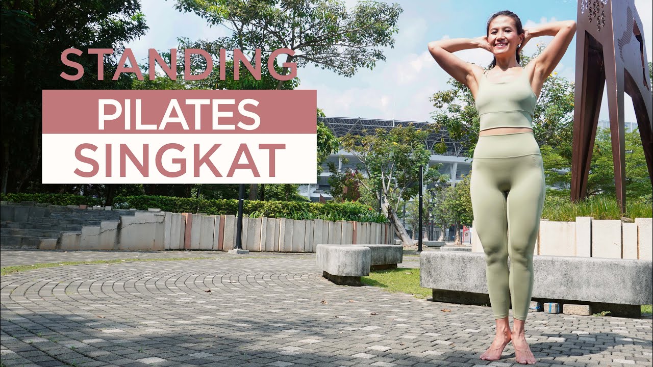 15 menit Standing Pilates Singkat | Pilates Tanpa Alat Dan Matras