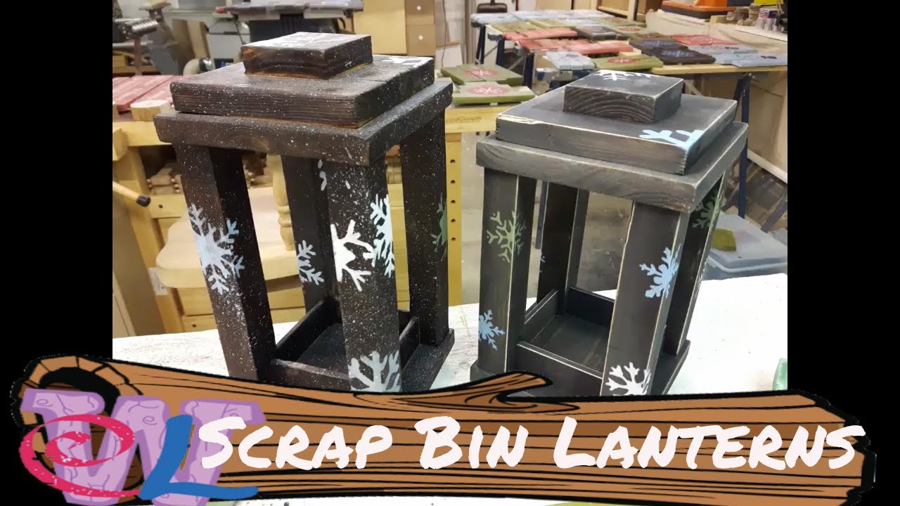 Wooden Lanterns from the Scrap Bin!!