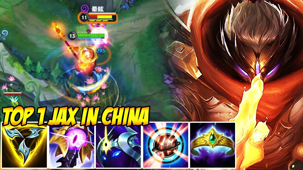 TOP 1 JAX IN CHINA WILD RIFT - THE BEST BUILD AND RUNES FOR JAX