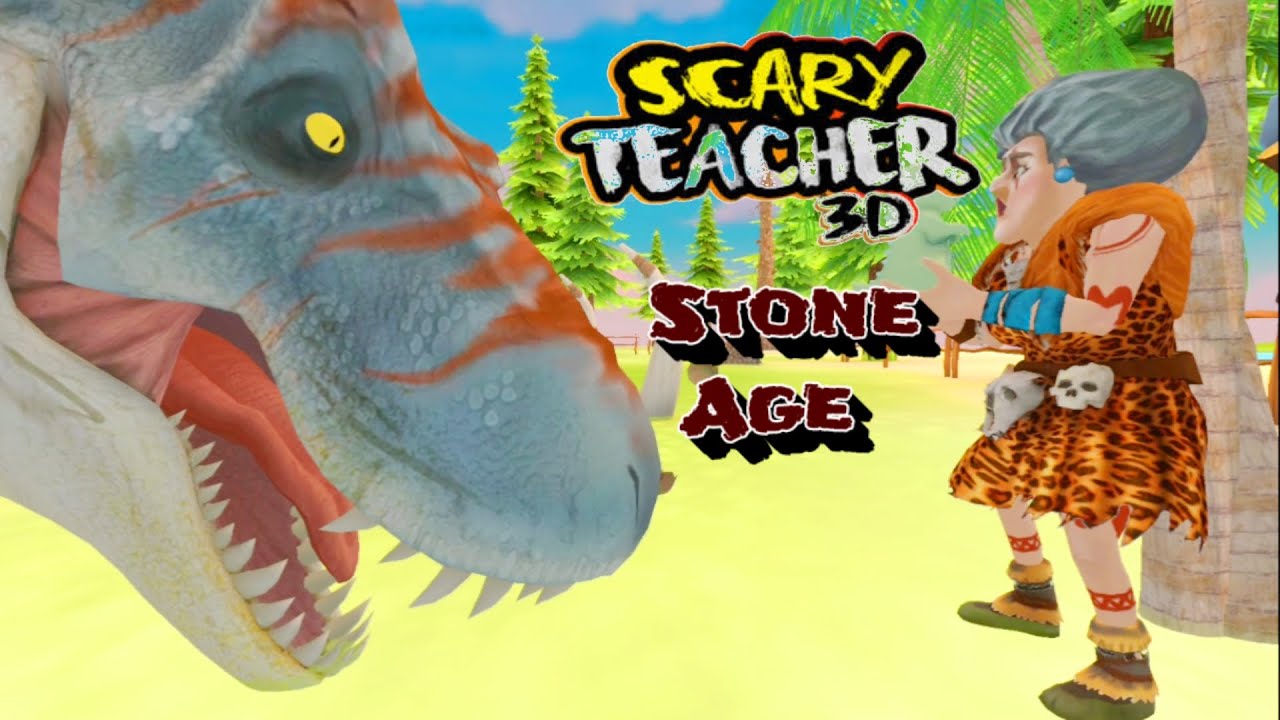 Scary Teacher 3D Stone Age Full Gameplay