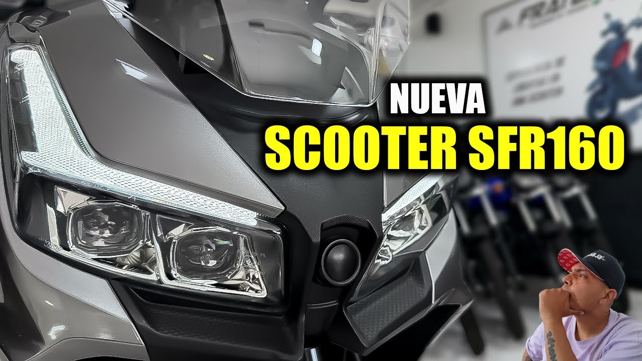 Llegó NUEVA SCOOTER 🛵 SFR 160 Full de tecnología ¿Qué opinas?