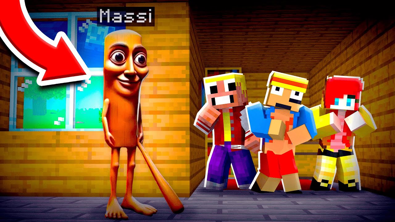 TROLLEO A MI AMIGO DISFRAZADO DE TUNG TUNG TUNG SAHUR EN MINECRAFT 😱