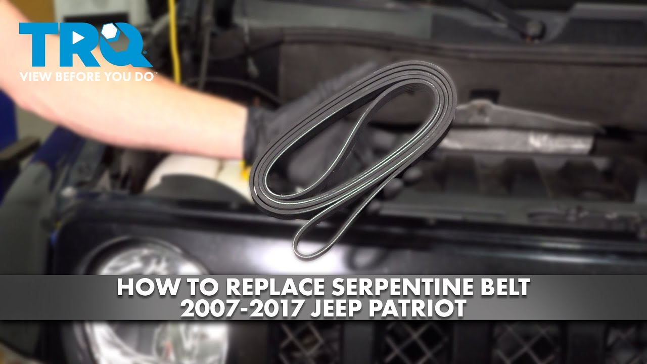How to Replace Serpentine Belt 2007-2017 Jeep Patriot
