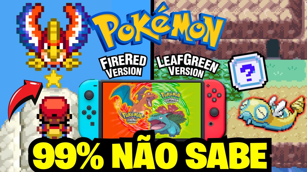 12 SEGREDOS ABSURDOS em Pokémon Fire Red e Leaf Green