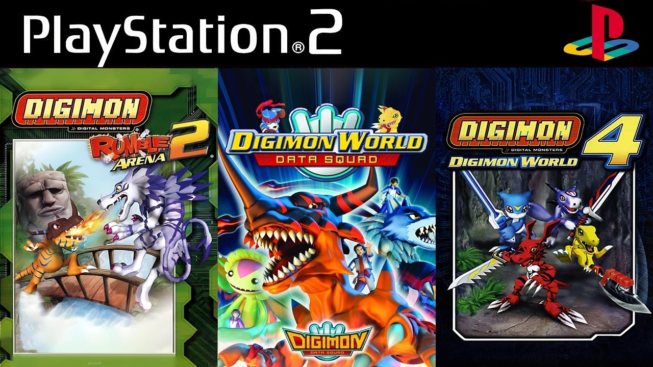 All Digimon Games on PS2