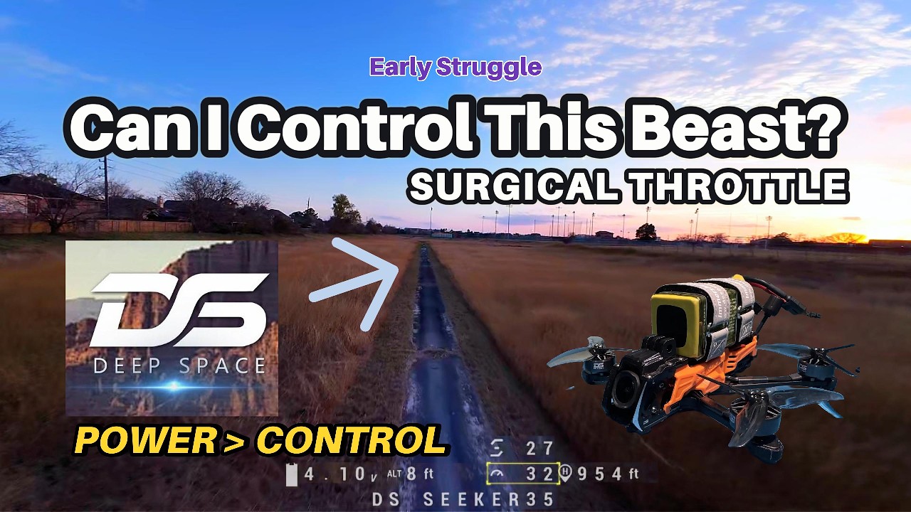 Learning Surgical Throttle Control | FPV Freestyle Precision Training (SEEKER 35)