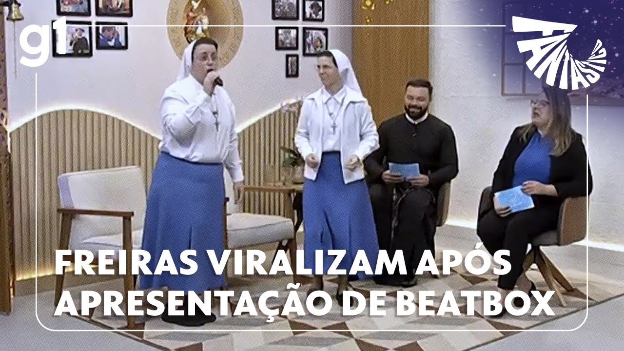 Fantástico: conheça as freiras que viralizaram com apresentação de beatbox
