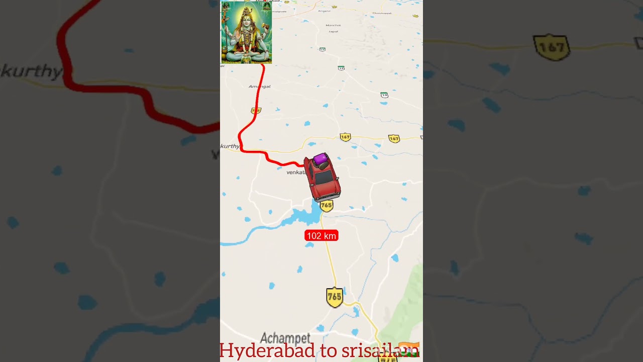Hyderabad to srisailam #shorts #viralshorts