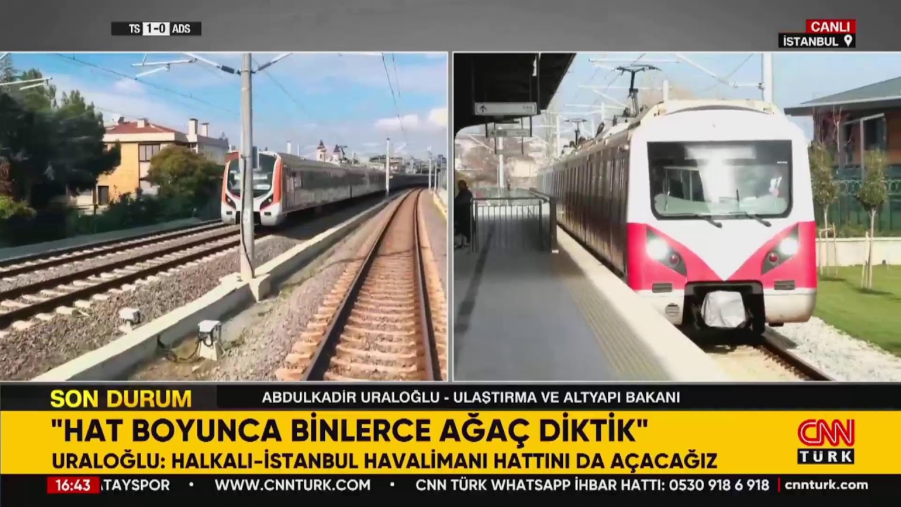 #Canlı | CNN TÜRK Özel Yayın konuğuyum. | Sirkeci-Kazlıçeşme Raylı Sistem ve Yaya Odaklı Yeni Nes…