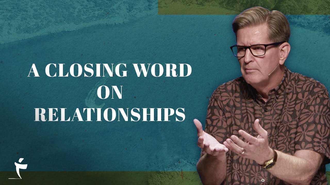A Closing Word On Relationships | Titus 3:9-15 | Pastor John Miller