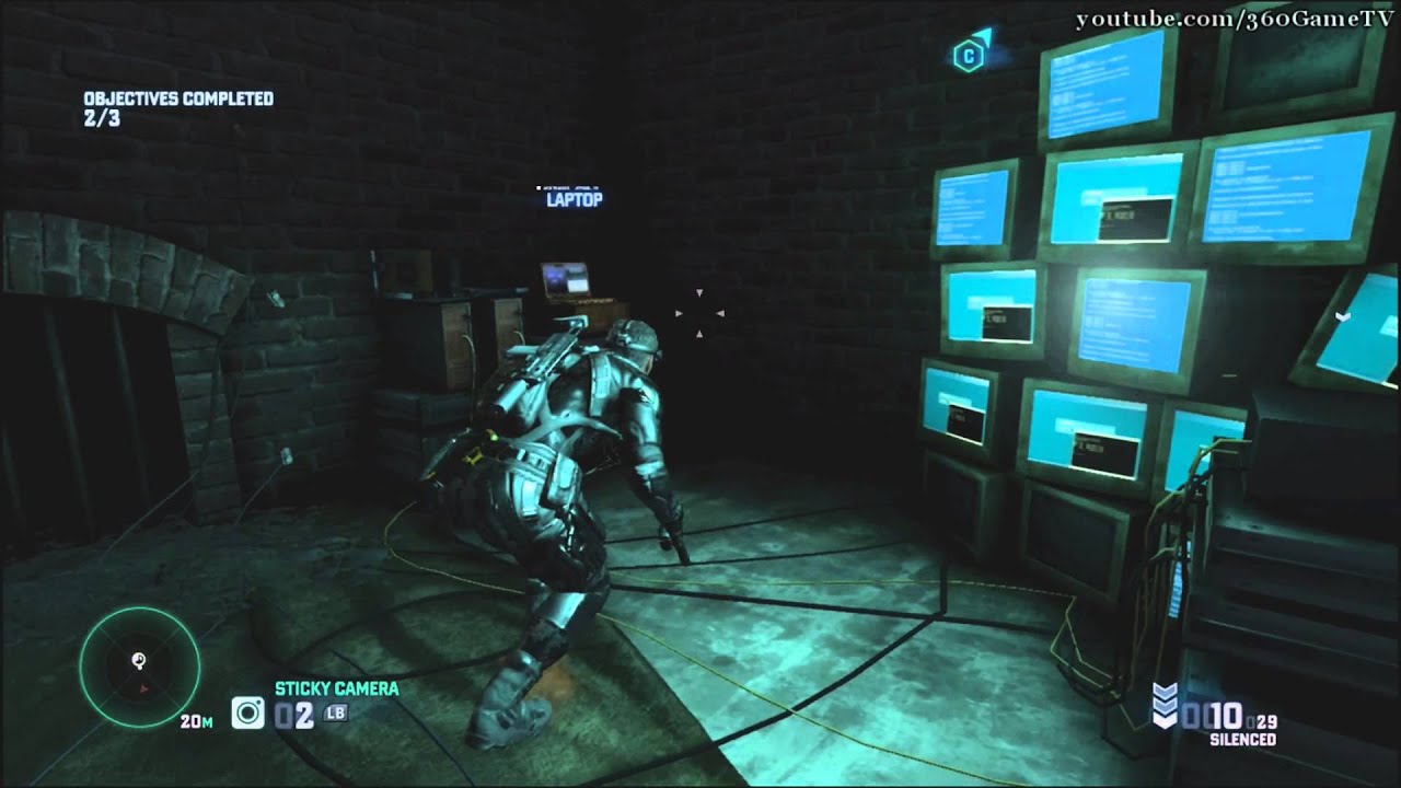 Splinter Cell Blacklist - Hackers Den - Grim Mission (Perfectionist,Collectibles,Ghost,No Kills)
