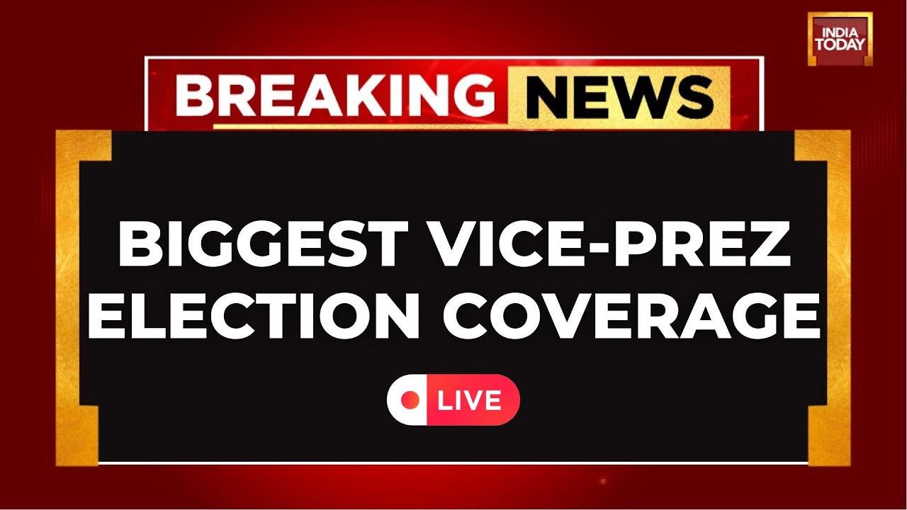 LIVE: CP Radhakrishnan vs Sudershan Reddy &mdash; Vice President Election 2025 Live Updates | India Today