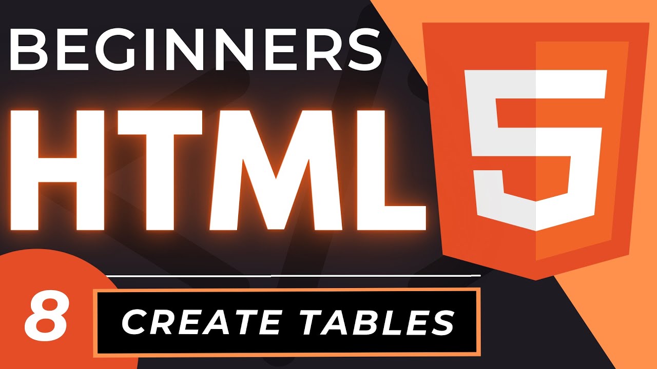 Как создавать таблицы в HTML | Учебное пособие по таблицам HTML5