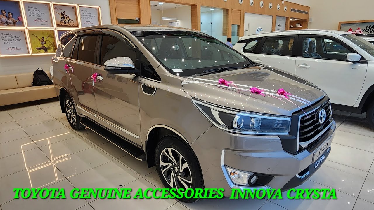 INNOVA CRYSTA / TOYOTA GENUINE ACCESSORIES/ 2025 @AZIZ THE CAR HOLIC