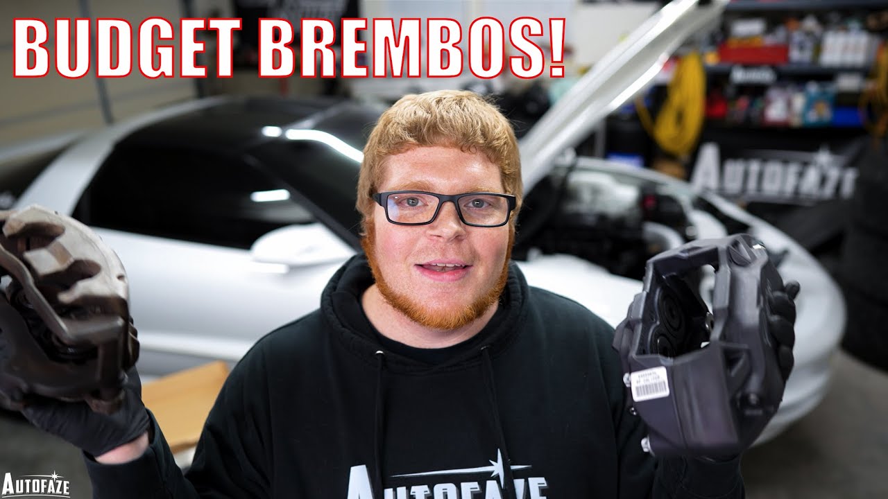 Установка бюджетного тормозного комплекта Brembo BIG для нашего WS6 4-го поколения!