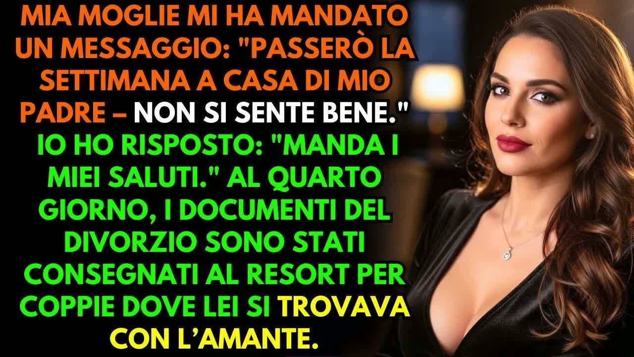 💔MOGLIE MENTE PER USCIRE CON L’AMANTE, MA TUTTO CROLLA QUANDO RICEVE IL DIVORZIO AL RESORT!