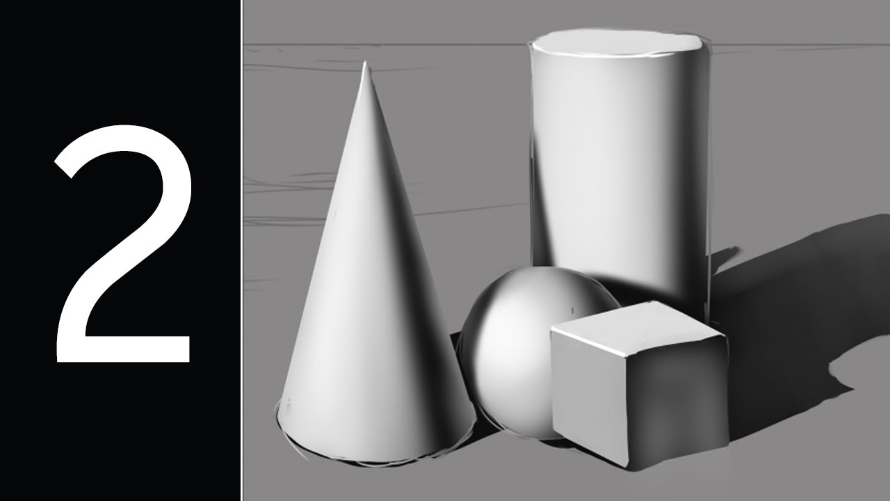 Luz y sombra  Blanco y negro. Ejercicio 1. Curso de Color