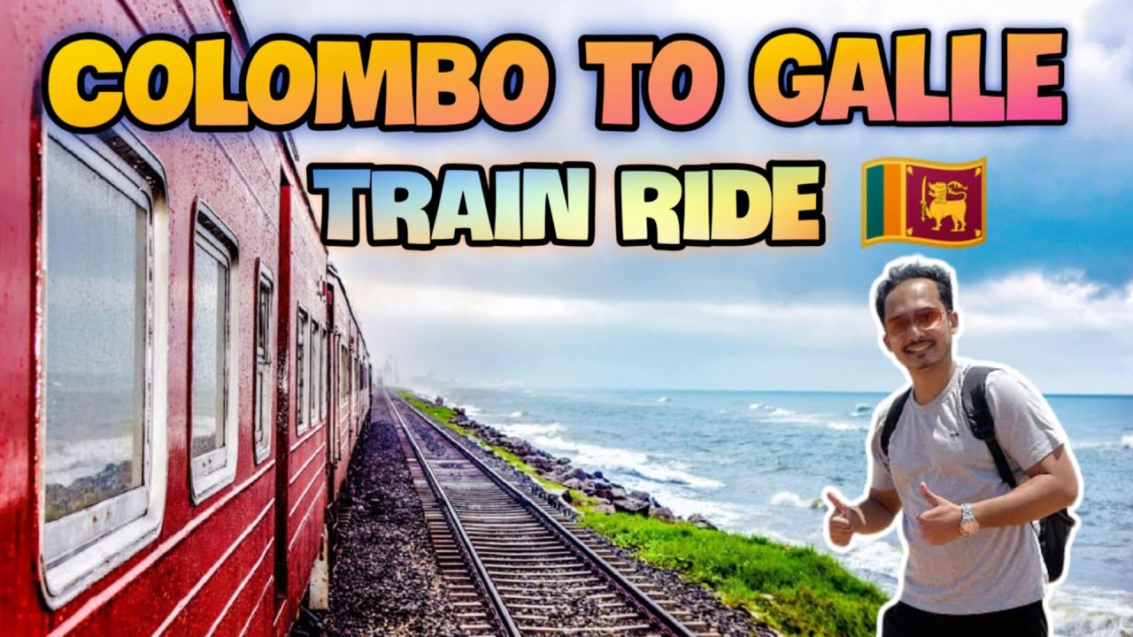 Colombo to Galle in First Class - Best Train Ride in Sri Lanka