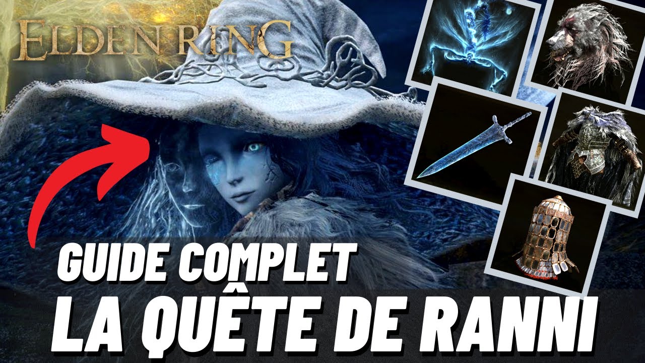 QUÊTE DE RANNI ÉTAPE PAR ÉTAPE dans ELDEN RING FR 💀 (FIN SECRETE DU JEU, ARME LÉGENDAIRE, BLAIDD)