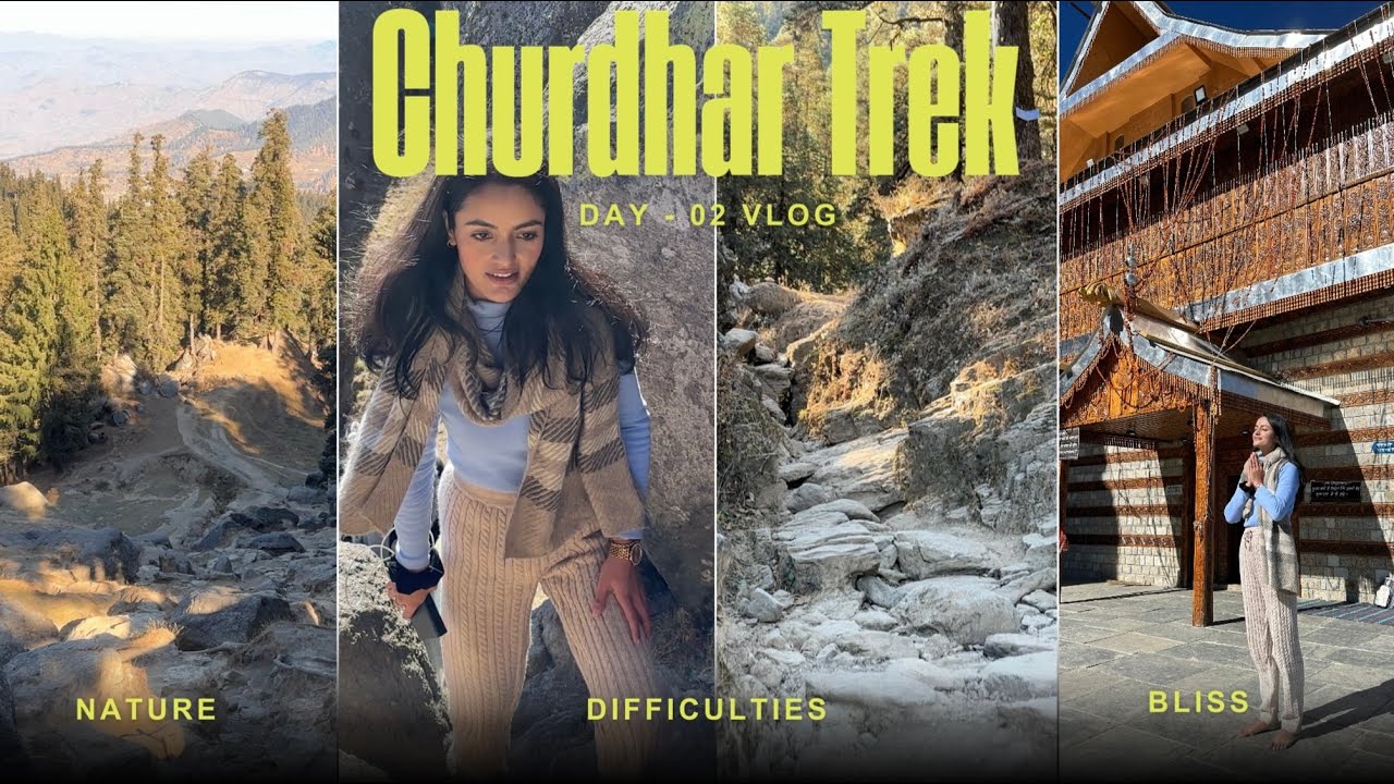 CHURDHAR TREK 🏔️ | Day -02 Vlog | Churdhar Mahadev Yatra | Highest peak of Shivalik Range ||