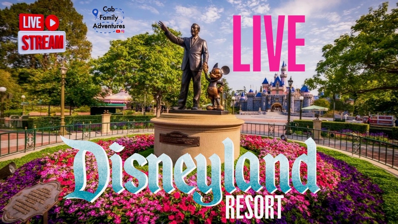 🔴 LIVE at DISNEYLAND! RAINY THURSDAY Stream! Daytime! 70th Celebration! February 19, 2026