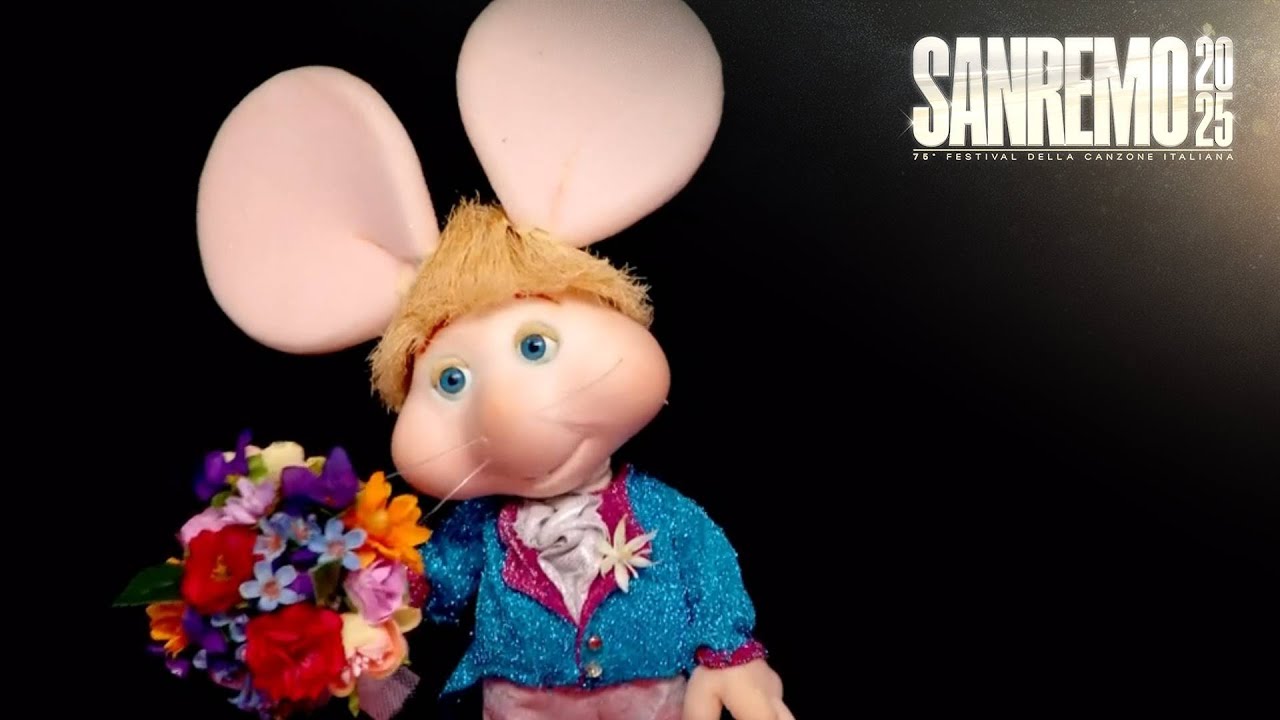 Sanremo 2025 - Topo Gigio canta 