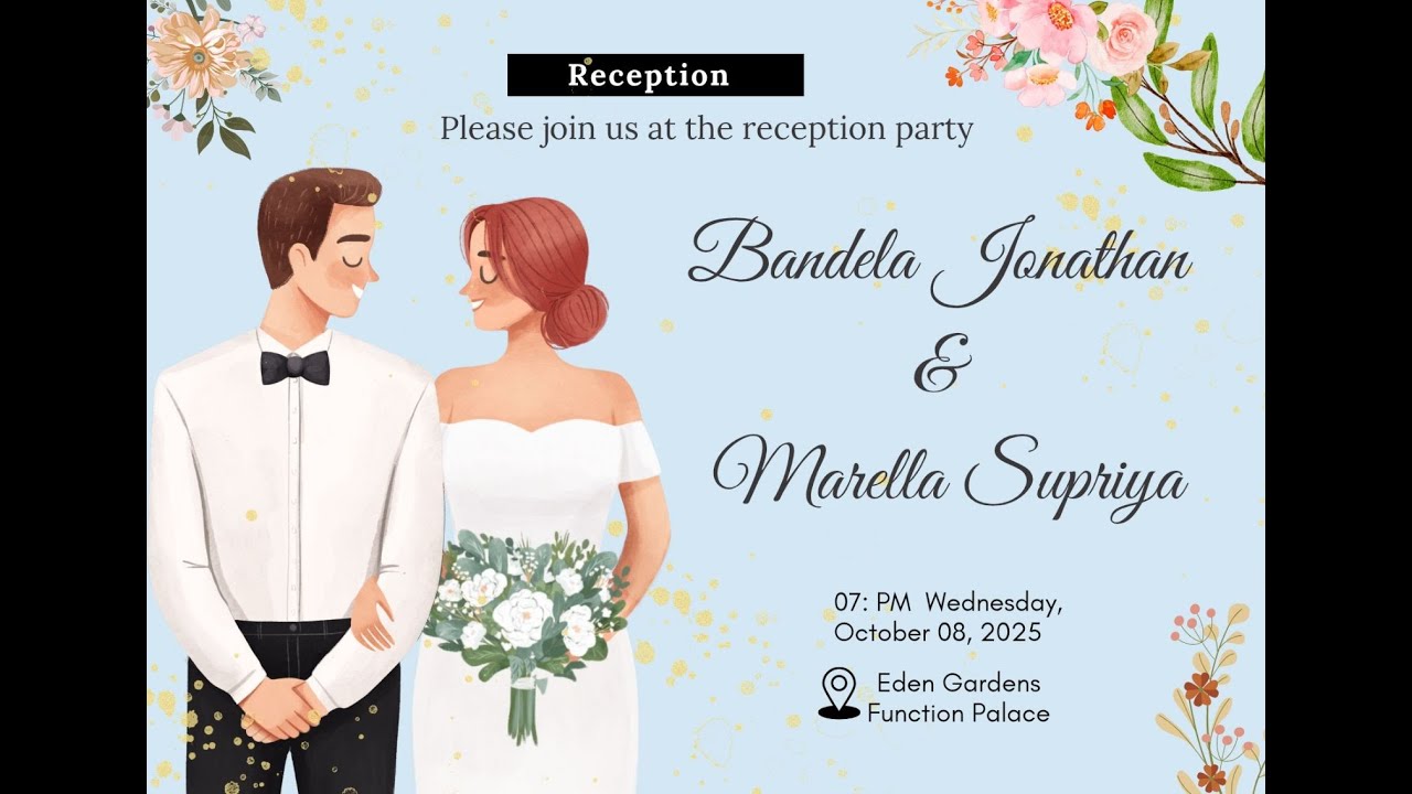 WEDDING || Bandela Jonathan with Marella Supriya || 08/10/2025 || #wedding