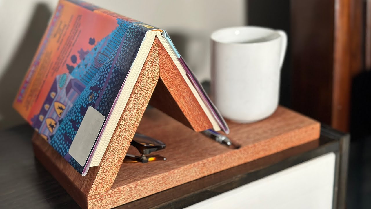 Build Your Own Nightstand Book Rest