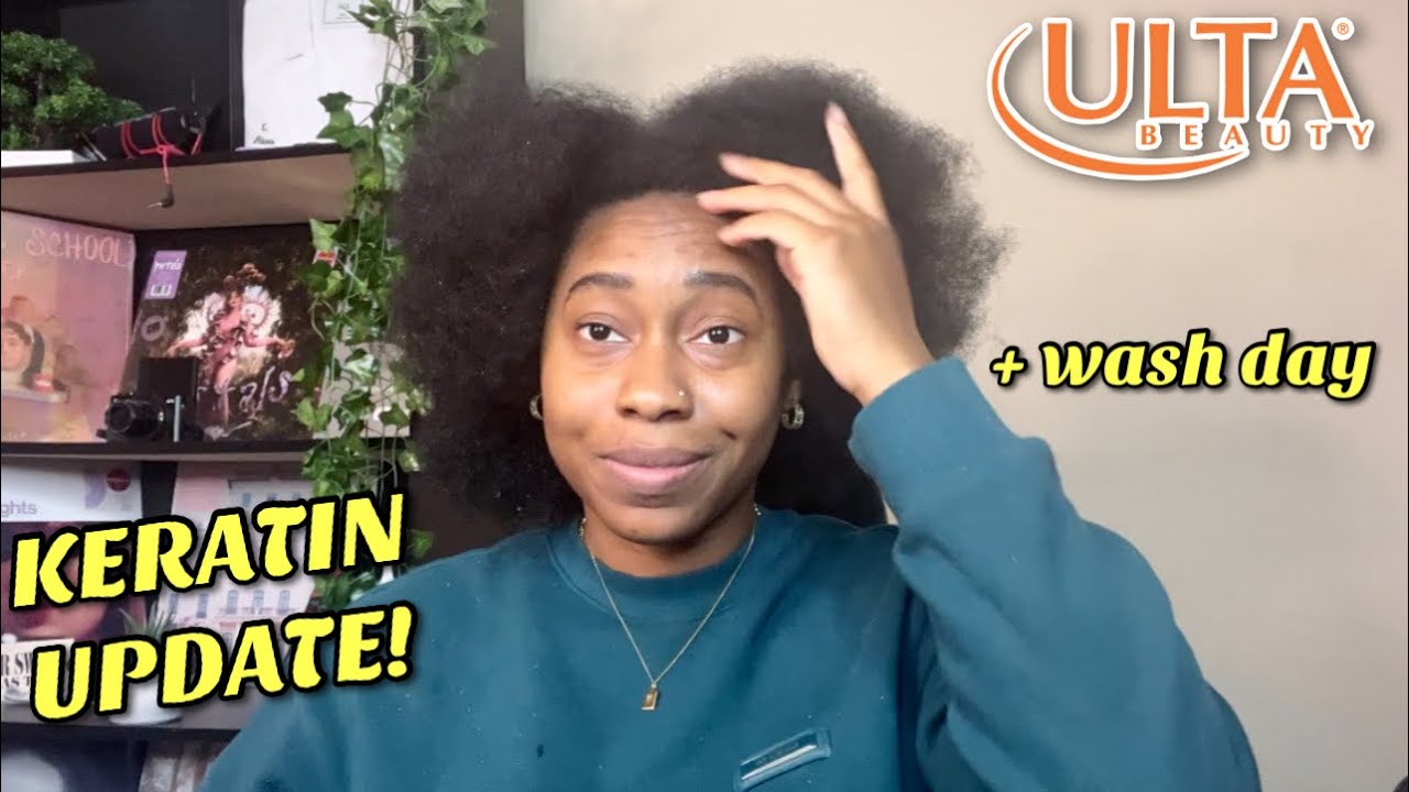 ОБНОВЛЕНИЕ ULTA KERATIN! 👩🏾‍🦱 У МЕНЯ ВСЕ ЕЩЕ ЕСТЬ КУДРЯВОСТЬ? (НАТУРАЛЬНАЯ ТЕКСТУРА ВОЛОС 4C)