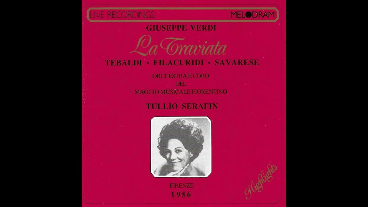 Renata Tebaldi live in LaTraviata, with bis after 
