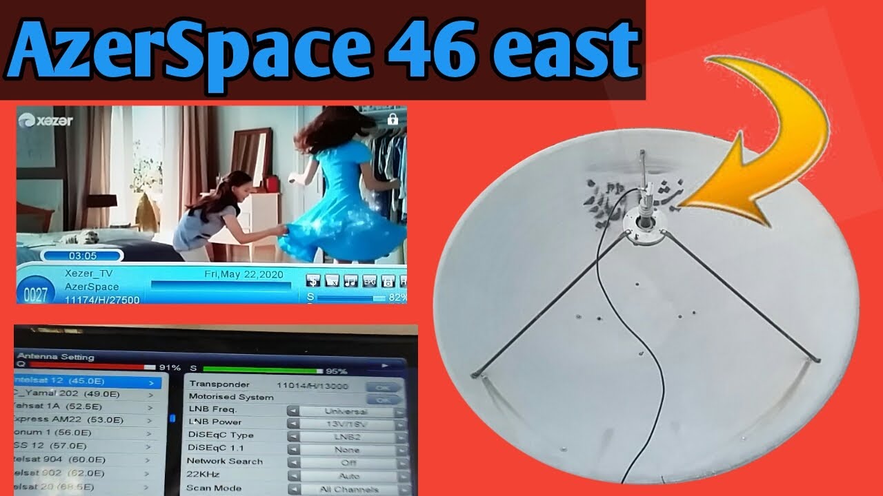 azerspace 1/africasat 1a at 46.0&deg;e | azerspace 46e | 4k Dth Info