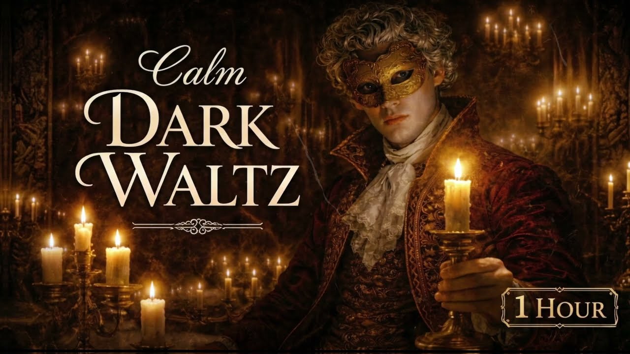 Candlelight Masquerade Waltz | Calm Dark Baroque Classical Music (1 Hour) – Aurelion
