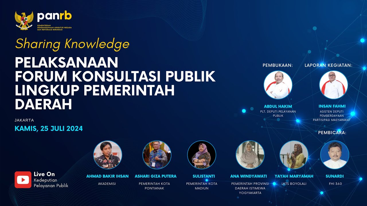 Pendampingan dan Pemantauan Pelaksanaan FKP Lingkup Pemda