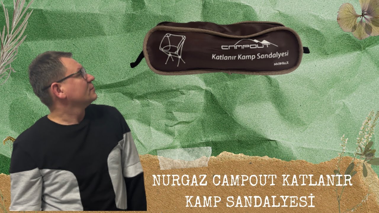Nurgaz Campout Katlanır Kamp Sandalyesi