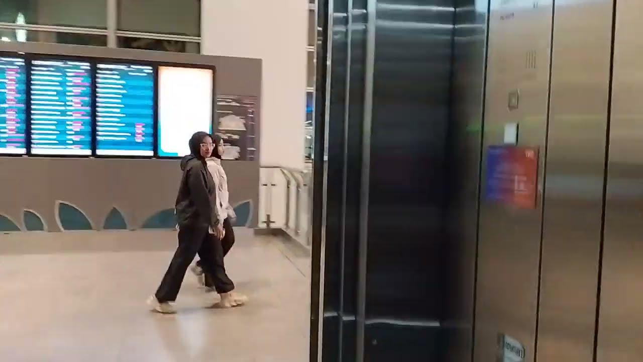 Thyssenkrupp Traction elevator at KLIA Terminal 2 - Sepang Kuala Lumpur, MY (Departures)