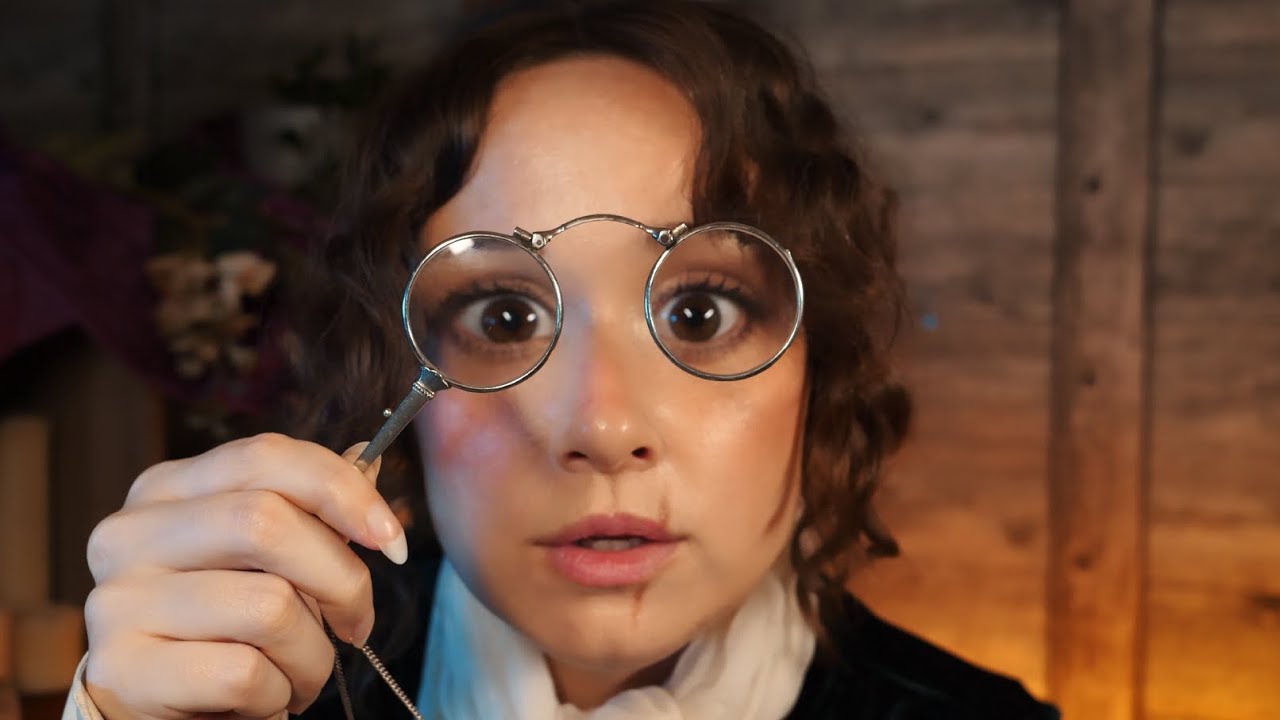 ASMR Victorian Optometrist | Plagued by Lycanthropy | Unintelligible Mutterings