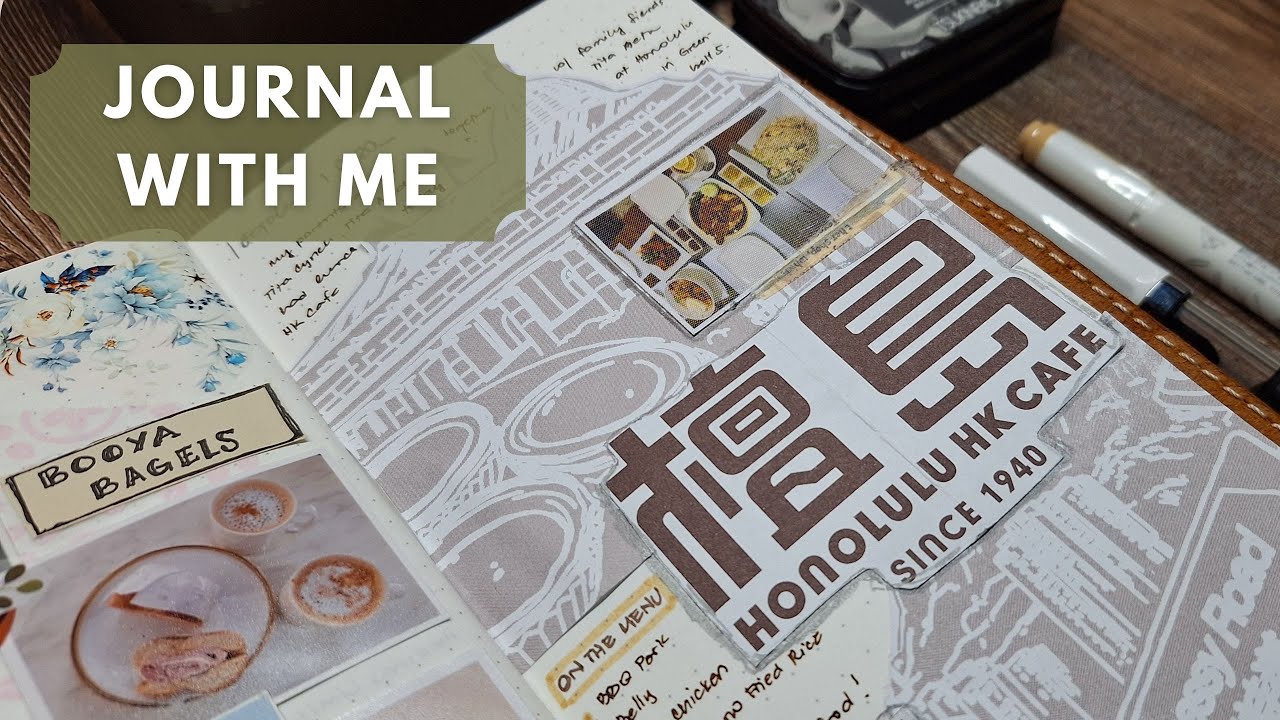 Creative Journal With Me 🥧 Lunch at Honolulu Cafe