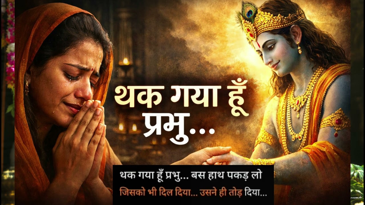 थक गया हूँ प्रभु… बस हाथ पकड़ लो