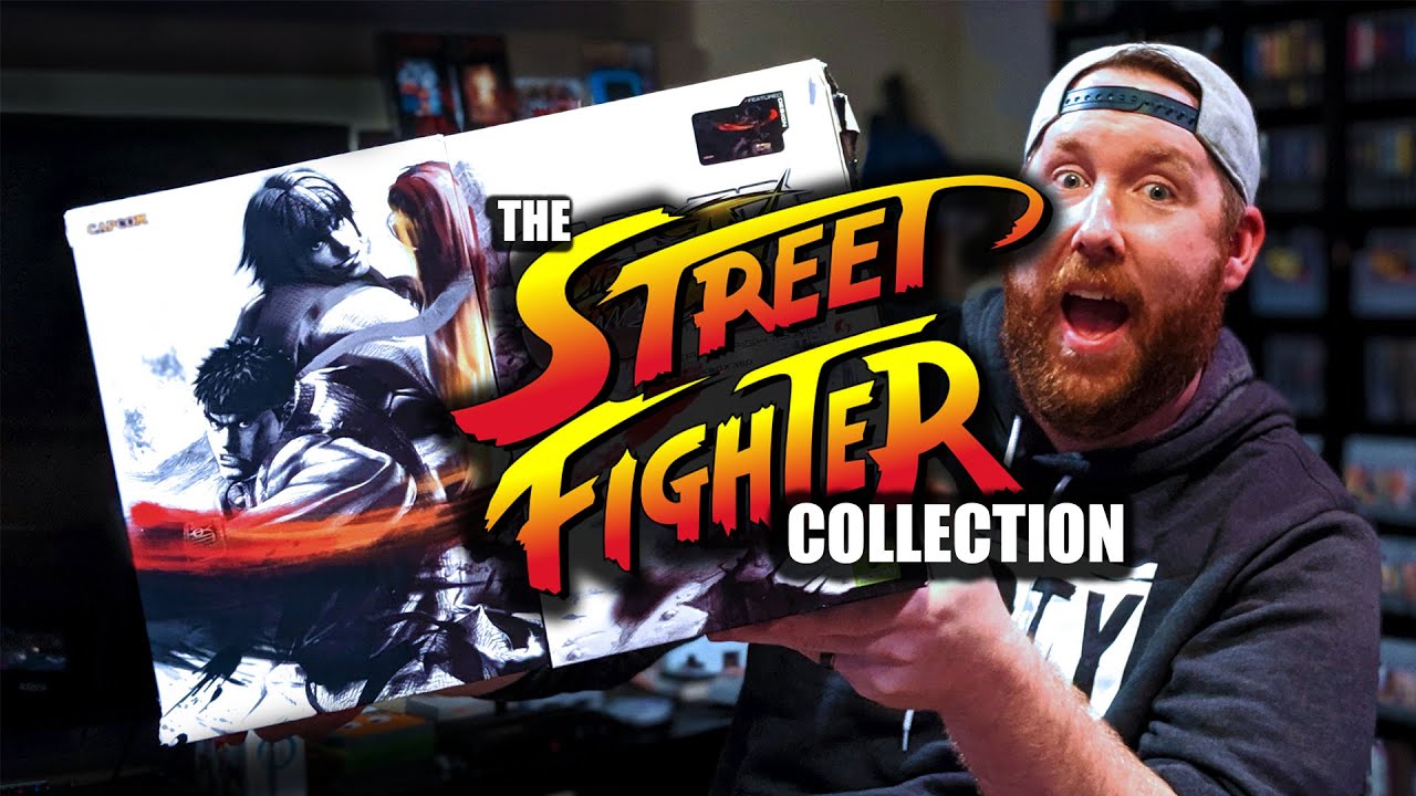 HUGE STREET FIGHTER VIDEO GAME COLLECTION! All the RETRO goodness in one room!