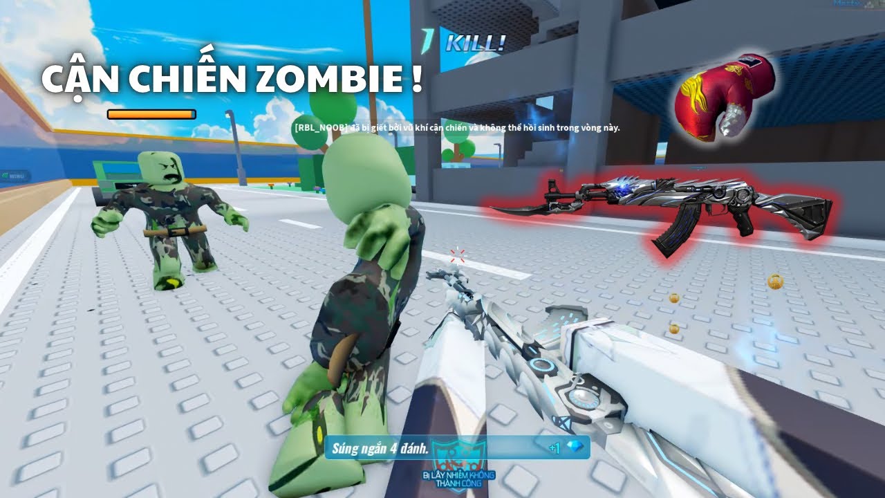 Infection Gunfight / AK47 Iron Beast Awakened ( transformer) vs Zombie