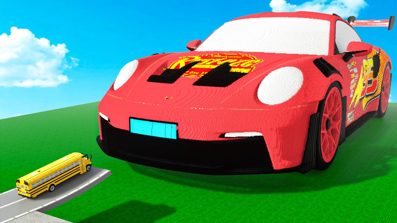 Cars vs Lightning McQueen x Porsche | Teardown