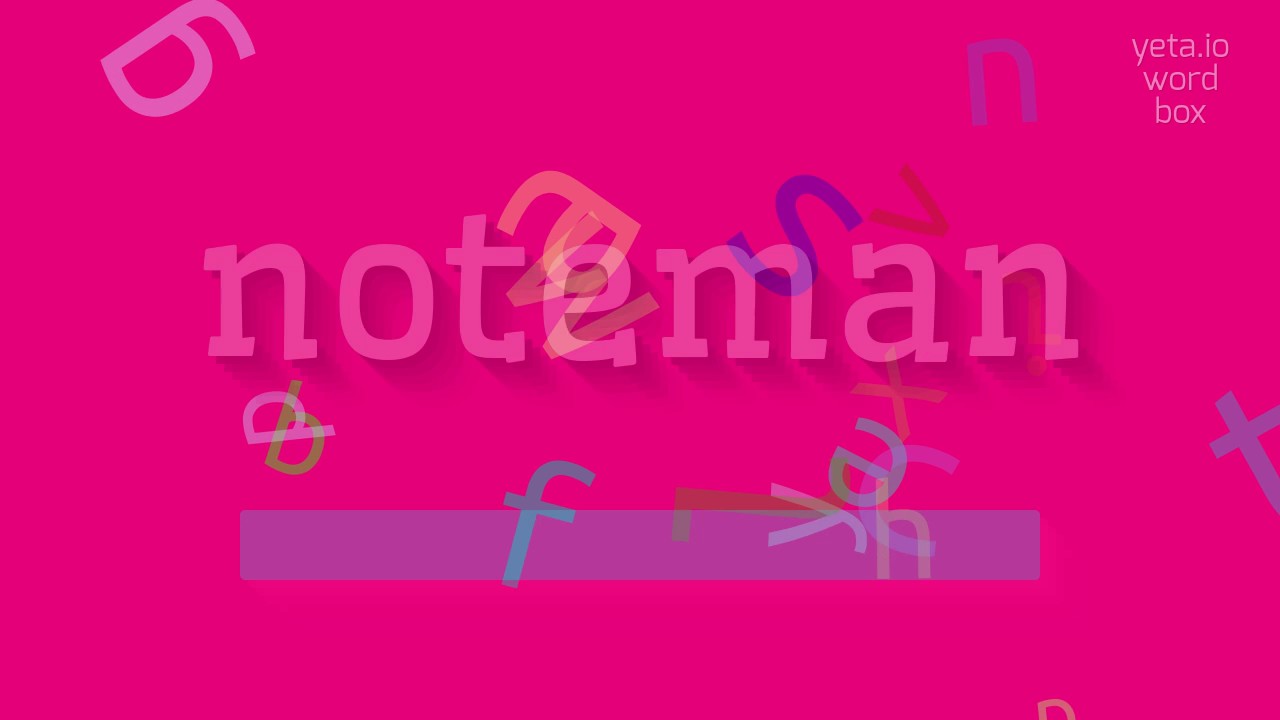 NOTEMAN - JAK POWIEDZIEĆ NOTEMAN? (NOTEMAN - HOW TO SAY NOTEMAN?)