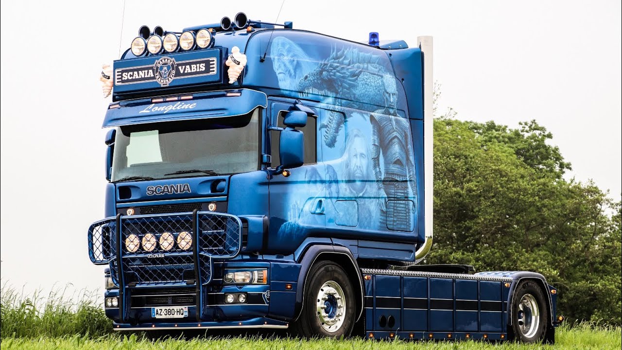 TRANSRAPID (FR) SCANIA 164 580 V8 LONGLINE ''GAME OF THRONES'' // LOUD EXHAUST SOUNDS + ONBOARD!