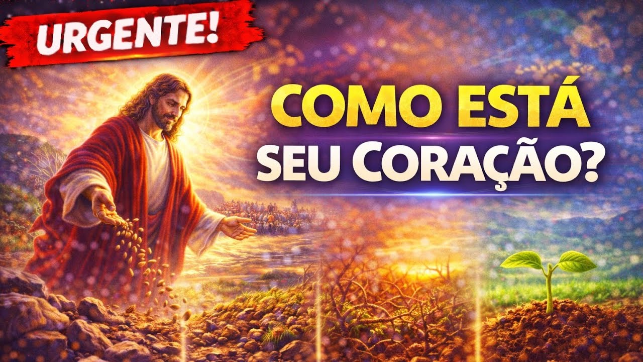 COMO ESTÁ SEU CORAÇÃO? 😭🌱 | Evangelho de Hoje (Marcos 4,1-20) | Meditação Poderosa