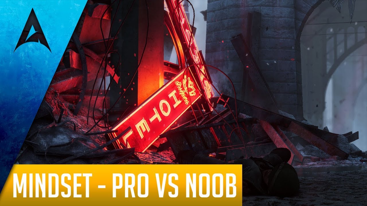 Key to improving your gaming skills (PRO vs NOOB Players Mindset - How to be a better gamer esports)