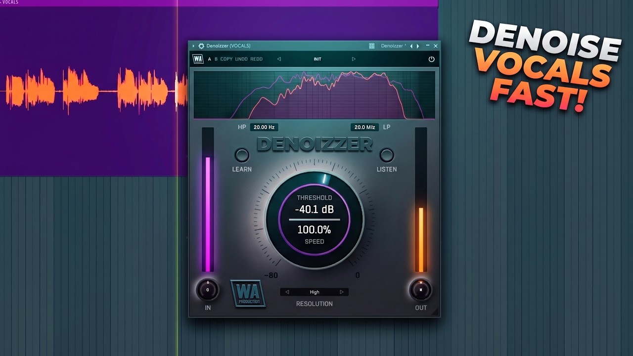 FIx NOISY Audio FOREVER! DeNoizzer Plugin Review