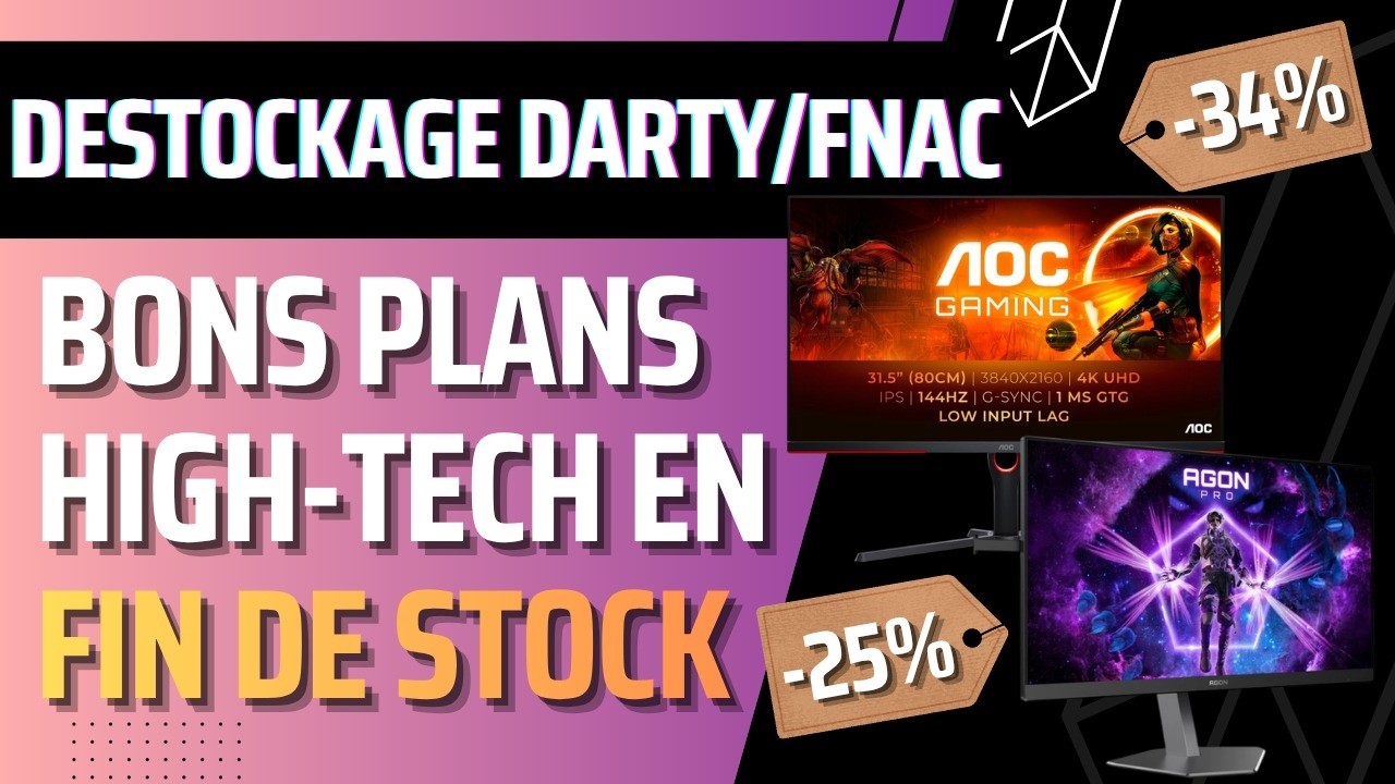 Op&eacute;ration D&eacute;stockage Darty Fnac du 10 au 26 avril 2026 les meilleurs bons plans