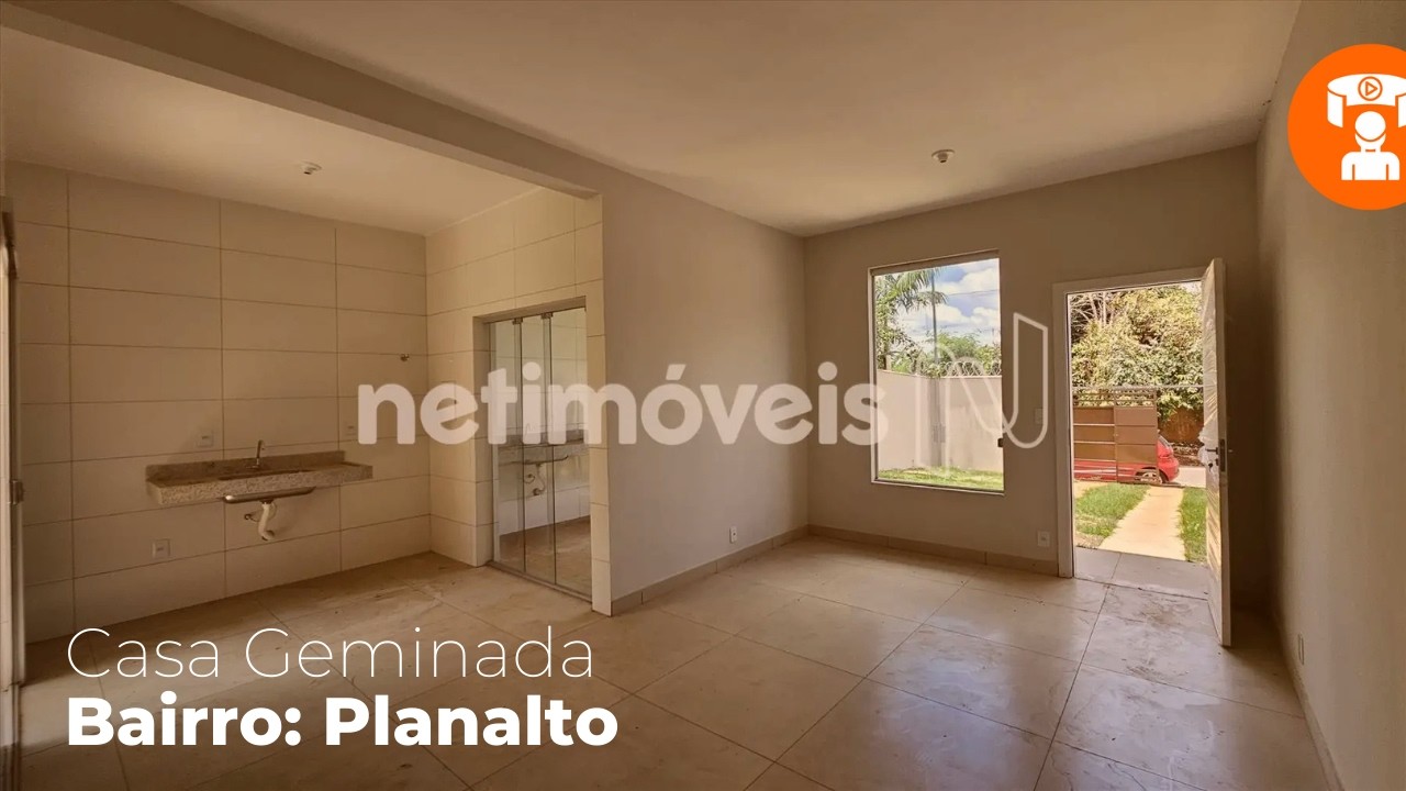 VENDA: CASA GEMINADA - PLANALTO - (CÓDIGO: 1161289)
